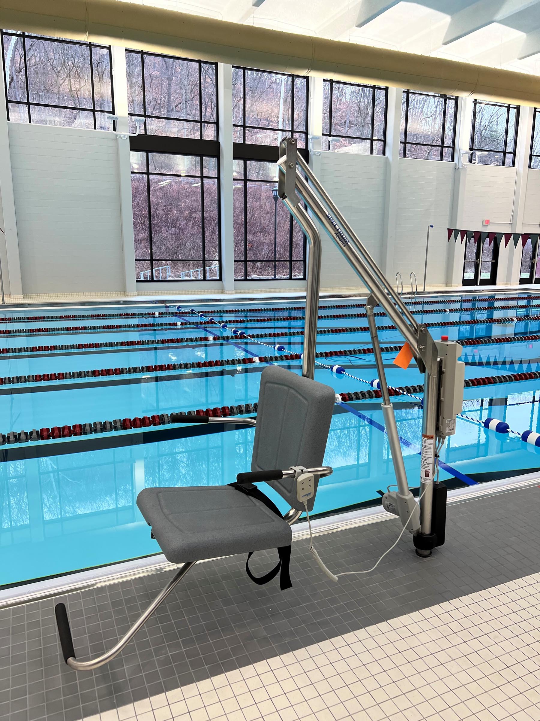 Beaver Area High School Pool Renovation - New six-lane competition pool with Myrtha RenovAction technology, designed by Wallover Architects