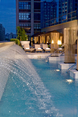 Trump SoHo Rooftop Pool & Spa Design