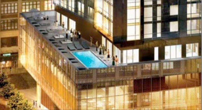 Trump SoHo Rooftop Pool & Spa Design