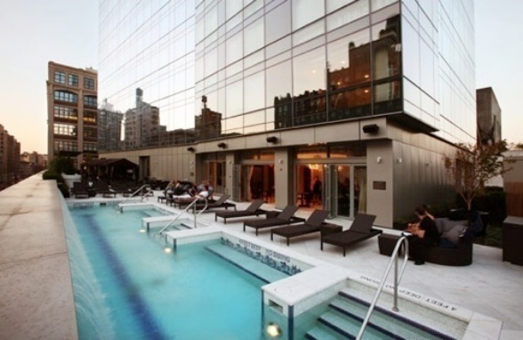 Trump SoHo Rooftop Pool & Spa Design